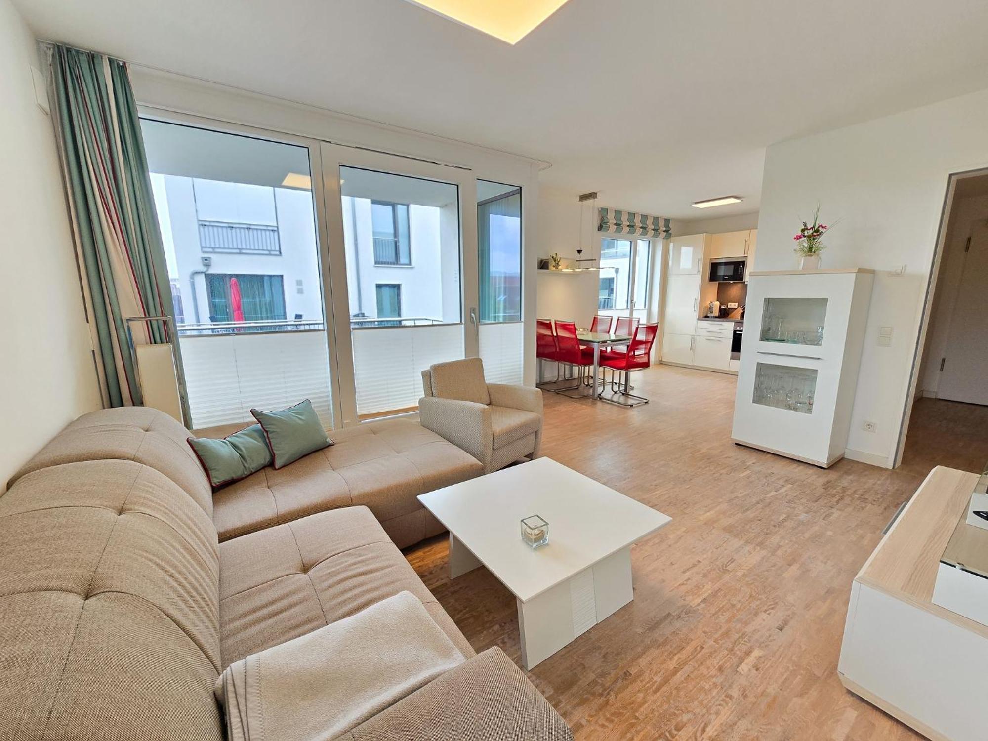 Strandvillen Binz - Ferienwohnung Mit 1 Schlafzimmer Und Balkon Dr-421 Esterno foto